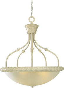 Volume Lighting Volume V3404-71 Painted Alexandria Bowl Pendant Chandelier 