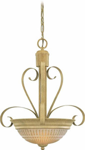 Volume Lighting Volume V3322-71 Hand Painted Florentia Pendant