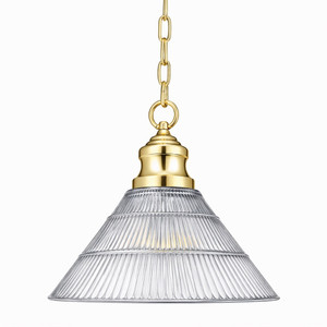 Volume V1805-2 Polished Brass Island Pendant Light