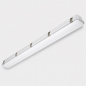 4ft LED Vapor Tight Light Fixture - 70W Max - Watt & CCT Selectable