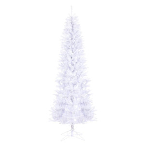 Vickerman A103285 9.5' x 44" White Salem Pencil Pine 1171T