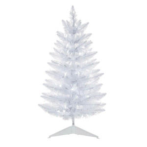 Vickerman A104031LED 30" x 17" Sparkle White Pencil LED 50WW