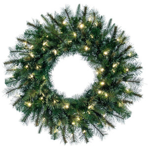 Vickerman A118337LED - 36" Cashmere Wreath with Warm White LED Lights