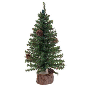 Vickerman C803912 - 1 ft Carmel Pine Unlit Christmas Tree
