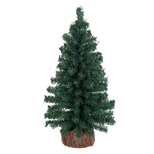 Vickerman C804012 12" Mini Pine Tree 152 Tips Wood Base