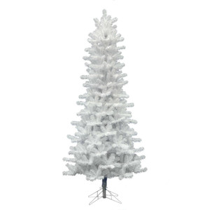 Vickerman A135665 6.5' x 38" Crystal White Pine Slim 748T