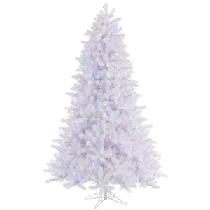 Vickerman A135747LED 4.5' x 37" Crystal White Pine LED 300MU