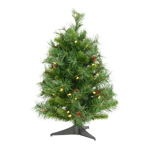Vickerman A801001LED - 2 ft Cheyenne Pine Prelit Warm White LED Christmas Tree