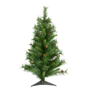 Vickerman A801003 - 3 ft Cheyenne Pine Unlit Christmas Tree