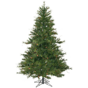 Vickerman A801675 - 7.5 ft Mixed Country Pine Unlit Christmas Tree