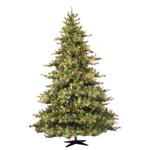 Vickerman A801685 - 10 ft Mixed Country Pine Unlit Christmas Tree