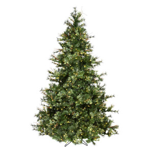 Vickerman A801686LED - 10 ft Mixed Country Pine Prelit Warm White LED Christmas Tree
