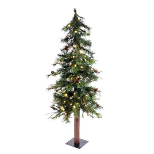 Vickerman A801941LED - 4 ft Mixed Country Pine Prelit Warm White LED Christmas Tree