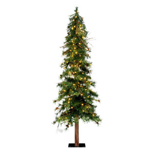 Vickerman A801961LED - 6 ft Mixed Country Pine Prelit Warm White LED Christmas Tree