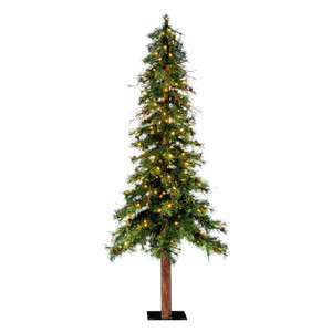 Vickerman A801971LED - 7 ft Mixed Country Pine Prelit Warm White LED Christmas Tree