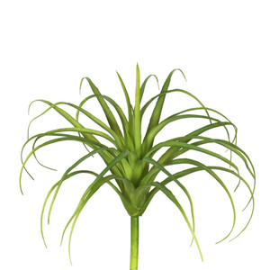 Vickerman FA171601 8" Plastic Grass-Frosted Green 3/pk 