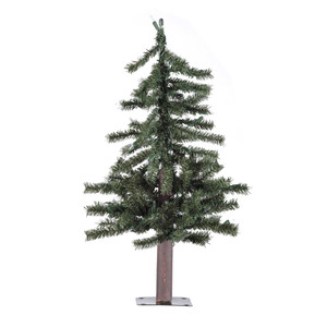 Vickerman A805120 - 2 ft Natural Alpine Unlit Christmas Tree
