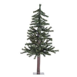 Vickerman A805130 3' x 21" Natural Alpine Tree 191T
