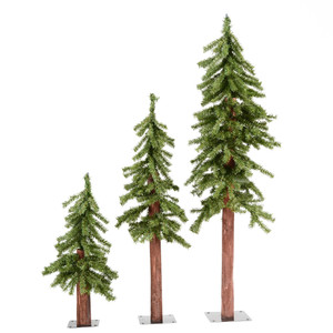 Vickerman A805180 - 2 ft Natural Alpine Unlit Christmas Tree