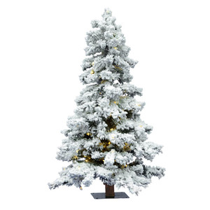 Vickerman A806271LED 7' x 47" Flocked Spruce LED 400WW 