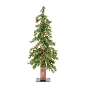 Vickerman A807221LED 2' x 14" Alpine Tree LED 50WW