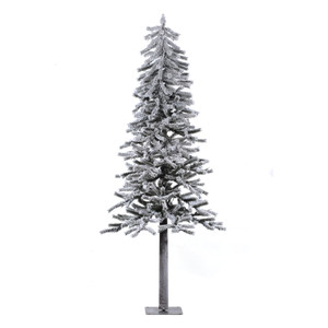 Vickerman A807460 6' x 33" Flocked Alpine Tree 490T