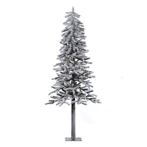 Vickerman A807460 6' x 33" Flocked Alpine Tree 490T