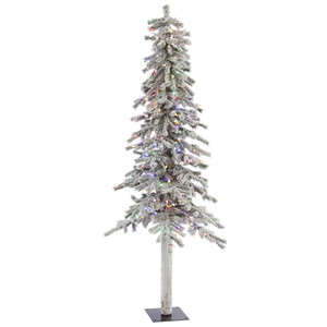 Vickerman A807472LED 7' x 41" Flocked Alpine 706T LED 300MU