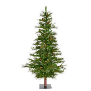 Vickerman A807560 6' x 41" Ashland 741 Tips Pine Cones