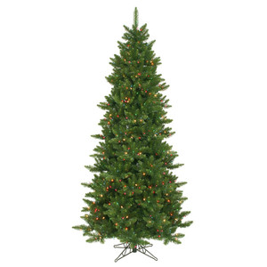 Vickerman A860877LED 7.5ft Camdon Fir Slim Christmas Tree with Lights 