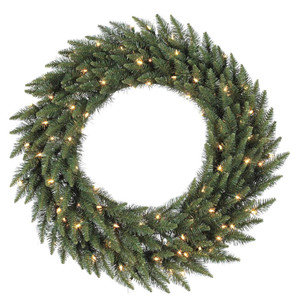 Vickerman A861096LED - 96" Camdon Fir Wreath with Warm White LED Lights