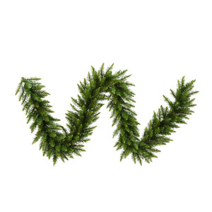 Vickerman A861110 - 9 ft Green Fir Christmas Garland - Unlit