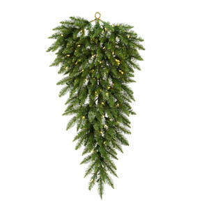 Vickerman A861175LED 48" Camdon Fir Teardrop Wreath with Lights 