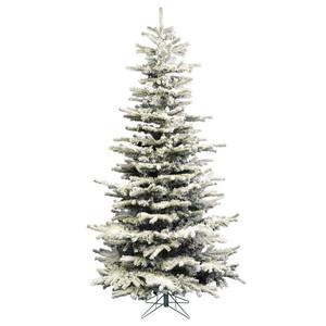 Vickerman A862045 - 4.5 ft Flocked Sierra Fir Unlit Christmas Tree