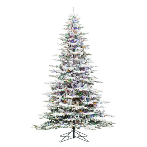 Vickerman A895182LED 9' X 72" Flocked Utica LED 1200MU