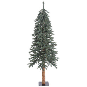 Vickerman B907350 - 5 ft Natural Bark Alpine Unlit Christmas Tree
