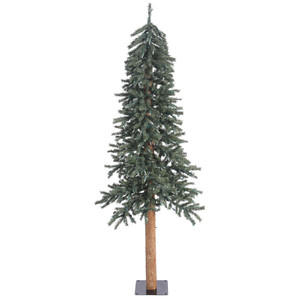 Vickerman B907360 - 6 ft Natural Bark Alpine Unlit Christmas Tree