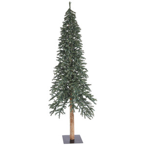 Vickerman B907390 - 8 ft Natural Bark Alpine Unlit Christmas Tree