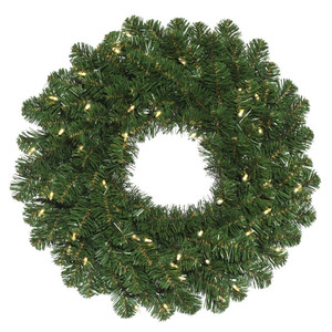 Vickerman C164685LED - 84" Oregon Fir Wreath with Warm White LED Lights
