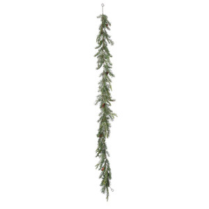 Vickerman E151110 - 6 ft Green Fir Christmas Garland - Unlit