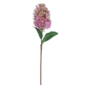 Vickerman EF225240 - 34 in. Pink Cone Hydrangea Artificial Spray - 2 Pack