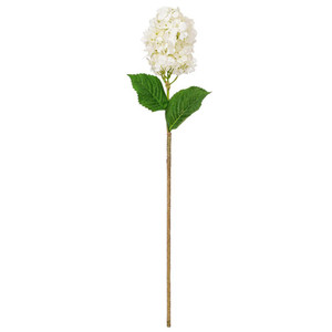 Vickerman EF225241 - 34 in. White Cone Hydrangea Artificial Spray - 2 Pack