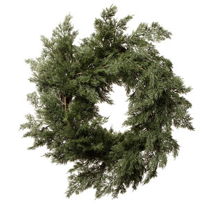 Vickerman EH213624 - 24" Green Cypress Wreath