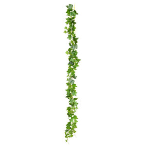 Vickerman FA188801 - 5.92 ft Green Ivy Christmas Garland - Unlit