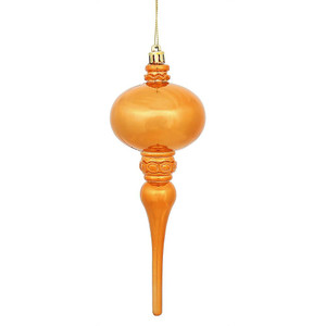 Vickerman N174518D 8" x 2.75" Burn Orange Shiny Final 3/Bg