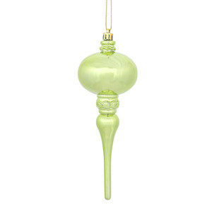 Vickerman N174554D 8" x 2.75" Celadon Shiny Final 3/Bg 