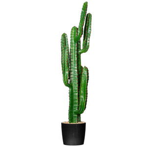Vickerman FE180201 45" Green Finger Cactus in 8" Black Pot 