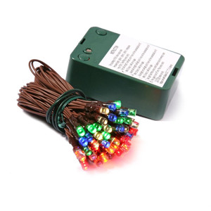 Vickerman X11B135 15" Multi-Color Battery Christmas Lights w/ Timer 