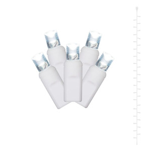 Vickerman X13W538 11.5ft 35-LED Pure White Curtain String Light 