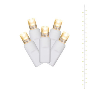 Vickerman X13W541 17.5ft 35-LED Twinkle Warm White Curtain String Light 